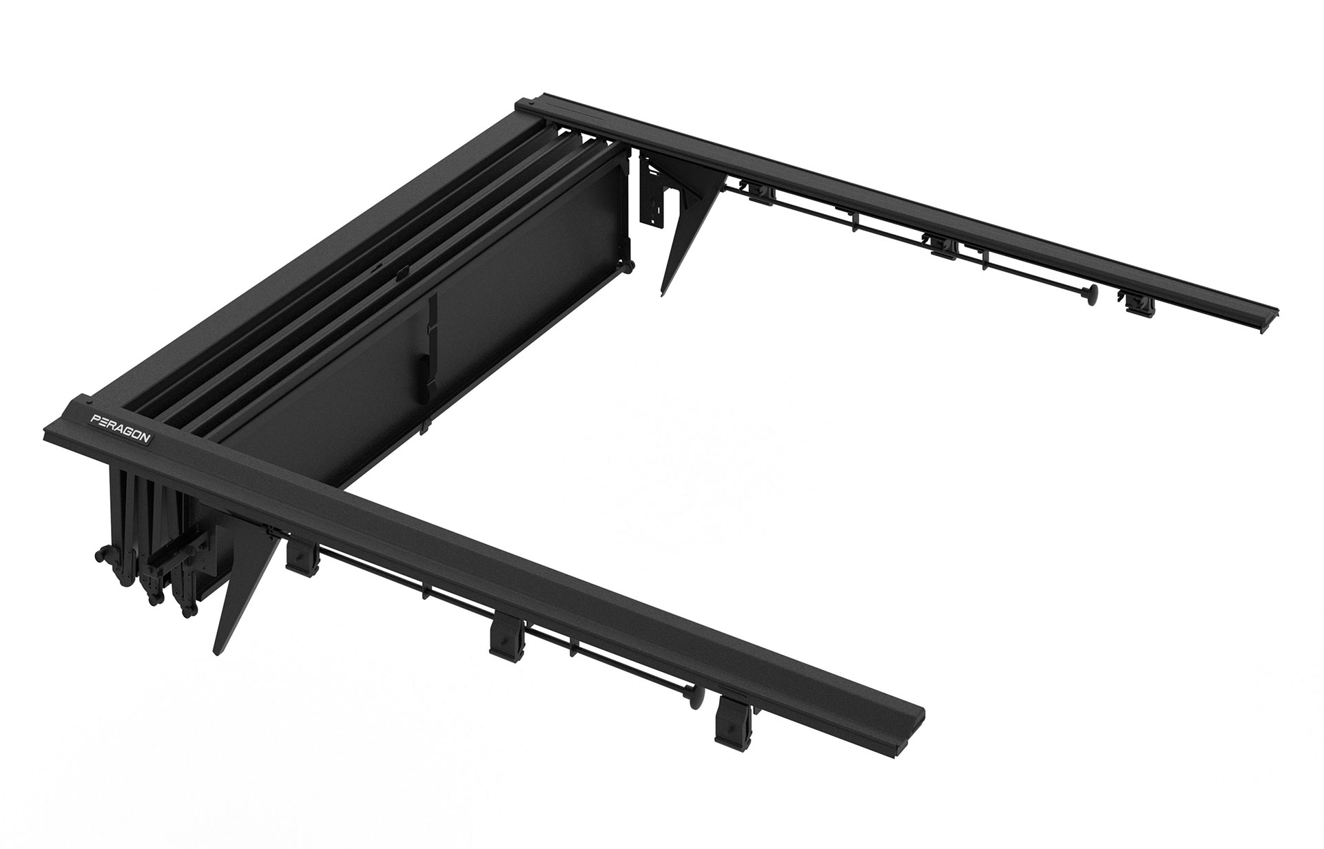 The Peragon retractable cover open.